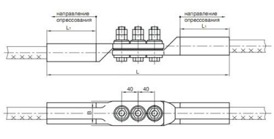 Зажим петлевой ПАС-300-2Т