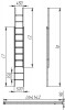 Лестница стеклопластиковая ЛСПРД-8,0 Евро