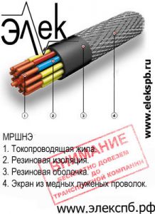 МРШН, МРШНЭ - судовой кабель