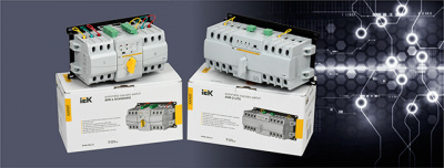 Устройства АВР IEK® - автоматическое переключение на резервное питание электрических трехфазных цепей переменного тока.