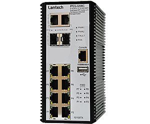 Ассортимент Lantech пополнил коммутатор с 8 PoE at/af инжекторами с мощностью до 30 Вт на порт