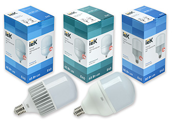 Новинки в ассортименте LED-ламп HP IEK®: до 100 Вт мощности