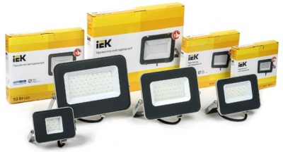 Модернизированные светодиодные прожекторы СДО 07 IEK® - 50 000 часов эффективной работы
