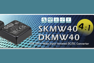 SKMW40 и DKMW40 MEAN WELL - новые изолированные DC/DC преобразователи