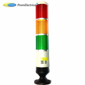 PRGB-302 R/Y/G Светосигнальная колонна диаметр 56 мм, цвета красный, желтый, зеленый Autonics
