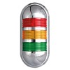 PWECZ-302-RYG Компактная светодиодная сигнальная лампа, 24 VAC/DC, красный/жёлтый/зеленый