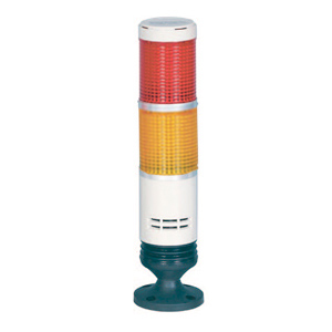 PRGB-202-RY Cигнальная колонна с лампами накаливания, диаметр 56 мм, 24 VAC/DC, 2 секции, красный/желтый
