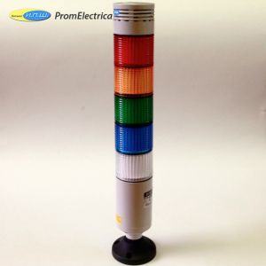 PTE-APB-5FF-RYGBC (220VAC) Светодиодные колонны, сигнальные столбы c звуковым сигналом, MENICS