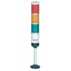 PRPB-302-RYG Cигнальная колонна с лампами накаливания, диаметр 56 мм, 24 VAC/DC, 3 секции, красный/желтый/зеленый