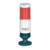 PRGB-102-R Cигнальная колонна с лампами накаливания, диаметр 56 мм, 24 VAC/DC, 1 секция, цвет красный