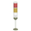 PRPB-202-RY Cигнальная колонна с лампами накаливания, диаметр 56 мм, 24 VAC/DC, 2 секции, красный/желтый