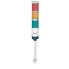 PRMZ-301-RYG Cигнальная колонна с лампами накаливания, диаметр 56 мм, 12 VAC/DC, 3 секции, красный/желтый/зеленый