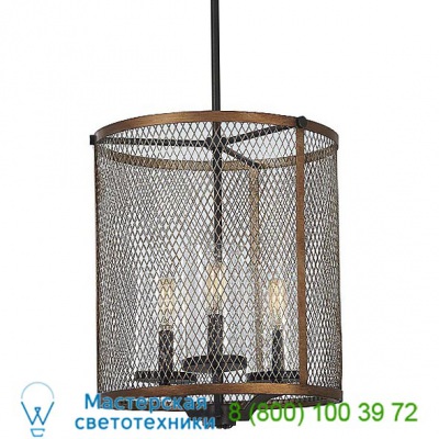 4693-107 Marsden Commons 4693 Drum Shade Pendant Light Minka-Lavery, подвесной светильник