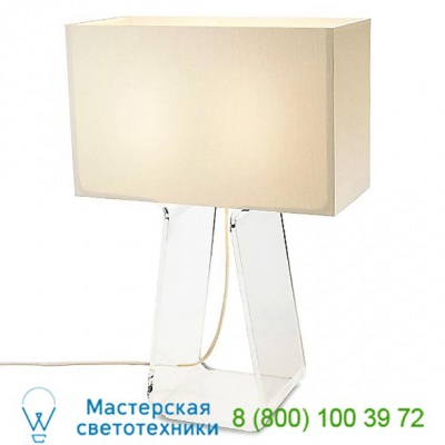Pablo Designs Tube Top Table Lamp TT 14 WHT/CLR, настольная лампа