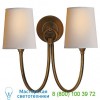 TOB 2126AN-NP Visual Comfort Reed Double Wall Sconce, настенный светильник бра