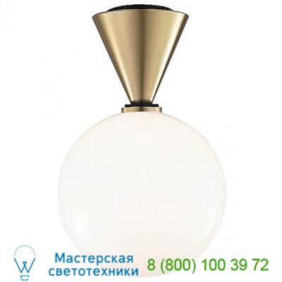 Piper Flush Mount Ceiling Light H148501S-AGB/BK Mitzi - Hudson Valley Lighting, светильник