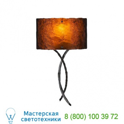 Ironwood Twist Glass Wall Sconce Hammerton Studio CSB0032-0C-RB-SG-G2, настенный светильник
