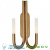 Rousseau 2-Light LED Bathroom Wall Sconce Visual Comfort KW 2283AB-EC, бра