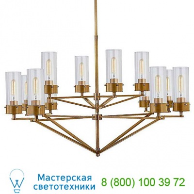 Marais 2-Tier Chandelier TOB 5303BZ/HAB-CG Visual Comfort, светильник