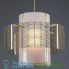 CHB0020-2A-FB-FG-001-E2 Hammerton Studio Downtown Mesh Double Drum Pendant Light, светильник