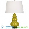 Small Triple Gourd Table Lamp with Metal Base CR32X Robert Abbey, настольная лампа