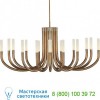 Visual Comfort KW 5585AB-EC Rousseau LED Oval Chandelier, светильник