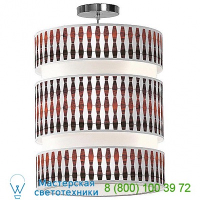 Jefdesigns Weave 1 Triple Tiered Pendant Light jd_Weave1_Mahogany_Lena16, светильник