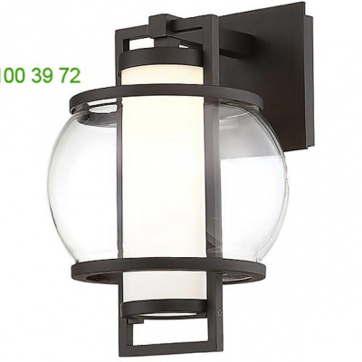 Modern Forms WS-W74612-BK Lucid Wall Light, уличный настенный светильник