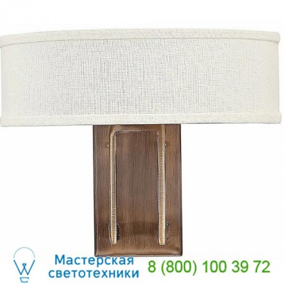 Hampton 2 Light Wall Sconce Hinkley Lighting 3202BR, настенный светильник