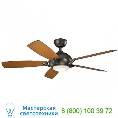 330001BSS Kichler Geno Ceiling Fan, светильник