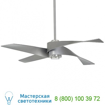 F903L-BN/SL Minka Aire Fans Artemis IV Ceiling Fan, светильник