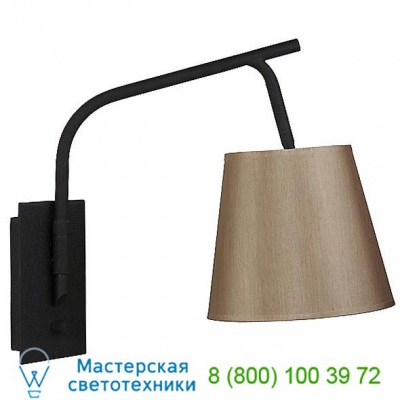 Walker Swing Arm Sconce Lights Up! 4055PB-WHT, бра