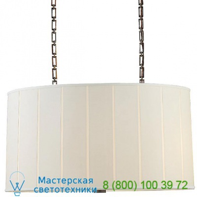 Perfect Pleat Oval Pendant Light Visual Comfort BBL 5031BZ-S, светильник
