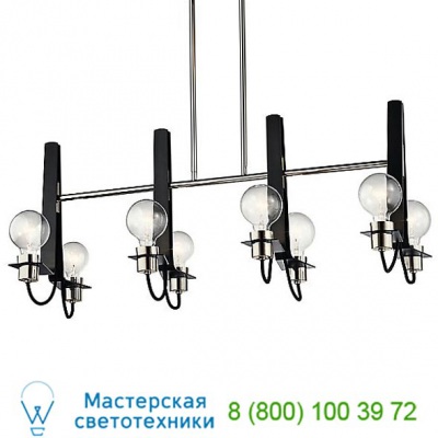 Kichler Arvela Linear Suspension Light 44120BK, светильник