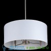Walker 3-Arm Drum Chandelier 9030BN-WHT Lights Up!, светильник