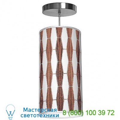 Jd_Weave1_Walnut_Lisha16 jefdesigns Weave 1 Column Pendant Light, светильник