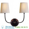 Vendome Wall Sconce TOB 2008AS-NP Visual Comfort, настенный светильник бра