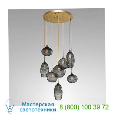 CHB0048-03-FB-OA-C01-E2 Hammerton Studio Misto Round Multi Light Pendant Light, светильник