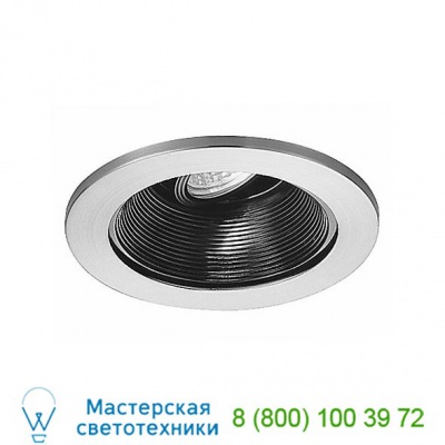 WAC Lighting 4 Inch Low Voltage Step Baffle Trim - 35 Degree Adjustment from Vertical - HR-8411, светильник