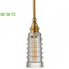 Covington Mini Pendant Ribbed Glass (Brass/Narrow)- OPEN BOX Visual Comfort OB-CHC 5474AB-CG, опенбокс