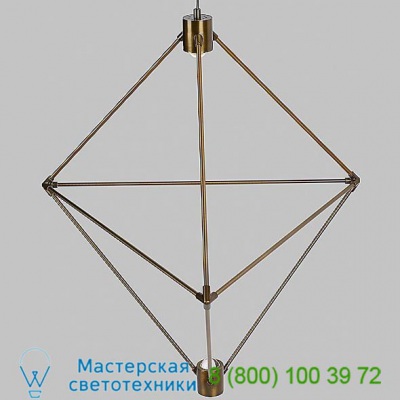 LBL Lighting Candora 2-Light Pendant CH947ABLEDWD, светильник