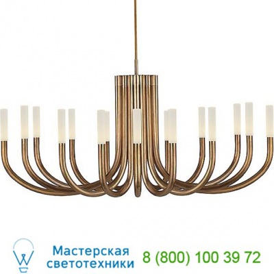 Visual Comfort KW 5585AB-EC Rousseau LED Oval Chandelier, светильник