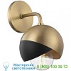Mitzi - Hudson Valley Lighting Emma Wall Sconce H168101-AGB/BK, настенный светильник