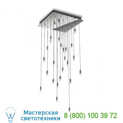 SER-24P-PC-BU Seraph Square LED Multi-Light Pendant Light Blackjack Lighting, светильник
