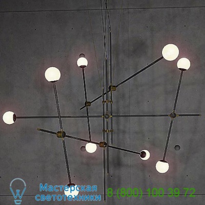 ST-9-BLA/PB Intueri Light Bullarum ST-9 Chandelier, светильник