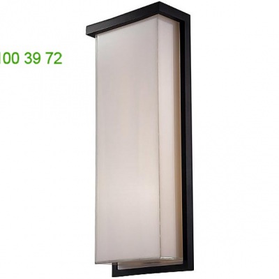 Modern Forms Ledge Outdoor Wall Light WS-W1420-BK, уличный настенный светильник