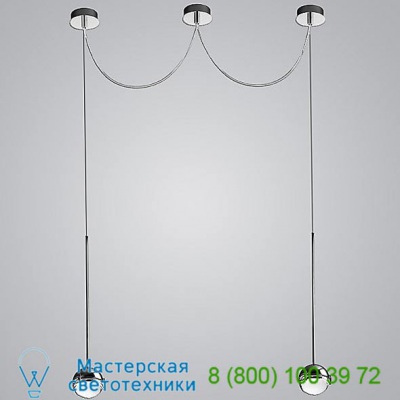 ZANEEN design D3-1016CHR-SAT Convivio Multi-Light Pendant Light, светильник