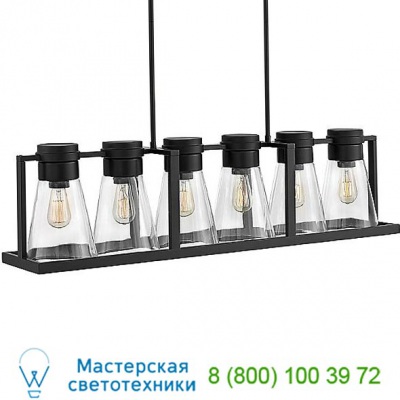 63306BK-CL Refinery Linear Pendant Light Hinkley Lighting, светильник