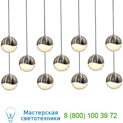 2922.01-LRG Grapes 11 Light LED Rectangular Multipoint Pendant SONNEMAN Lighting, светильник