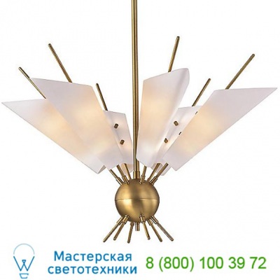 Cooper 12 Light Chandelier Hudson Valley Lighting 8066-AGB, светильник